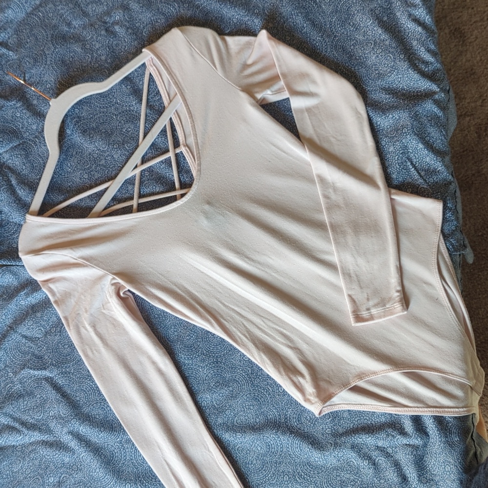 Forever 21, S, baby pink, bodysuit